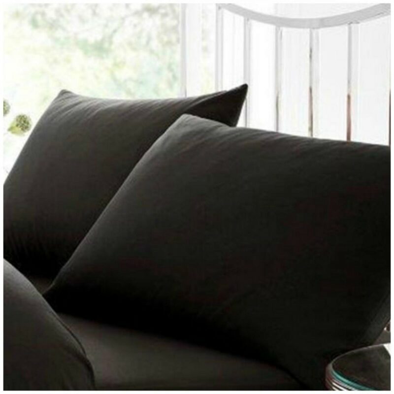 11020394 percale pillow case black 1 2