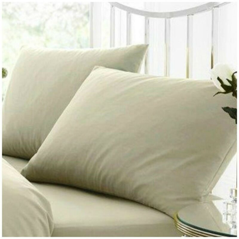 11021636 percale pillow case duck egg 1 1