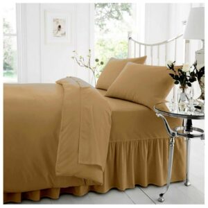 11074281 percale valance sheet double natural 1 2