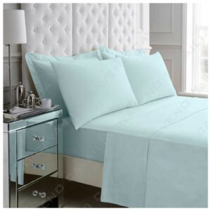 11074366 percale flat sheet double sorbet blue 1 2