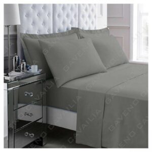 11082248 percale flat sheet single charcoal 1 2