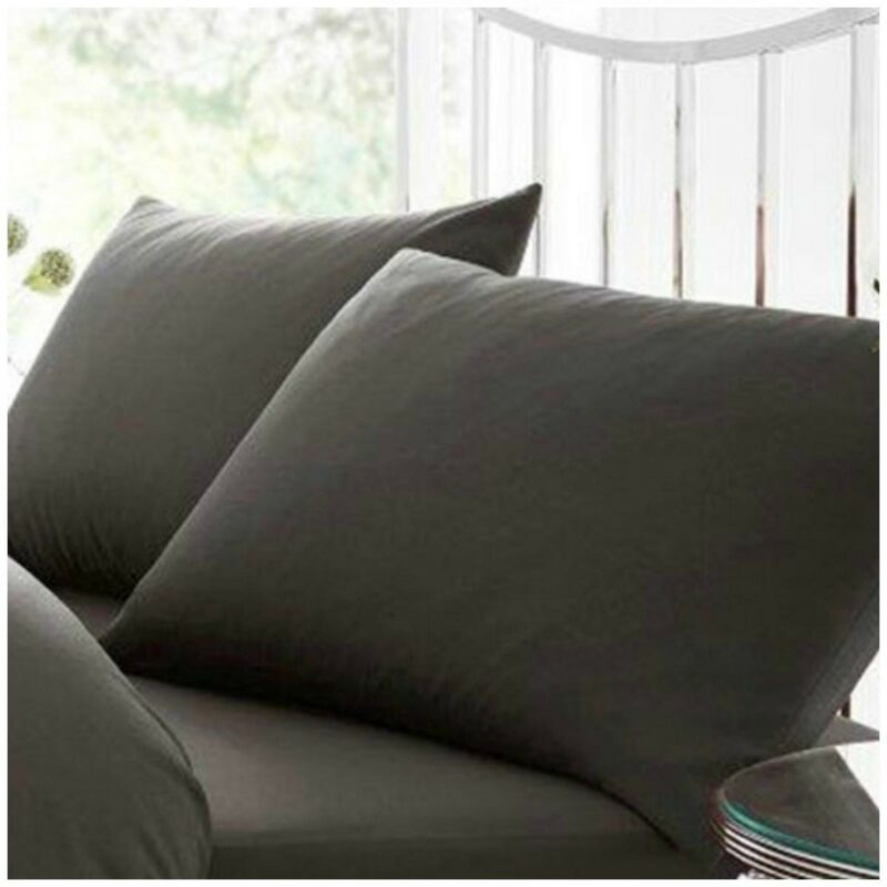 11082309 percale pillow case charcoal 1 2