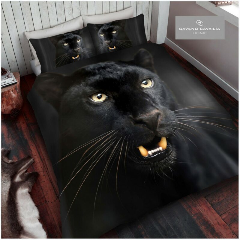 11108672 premium duvet set double 3d black panther 1 2