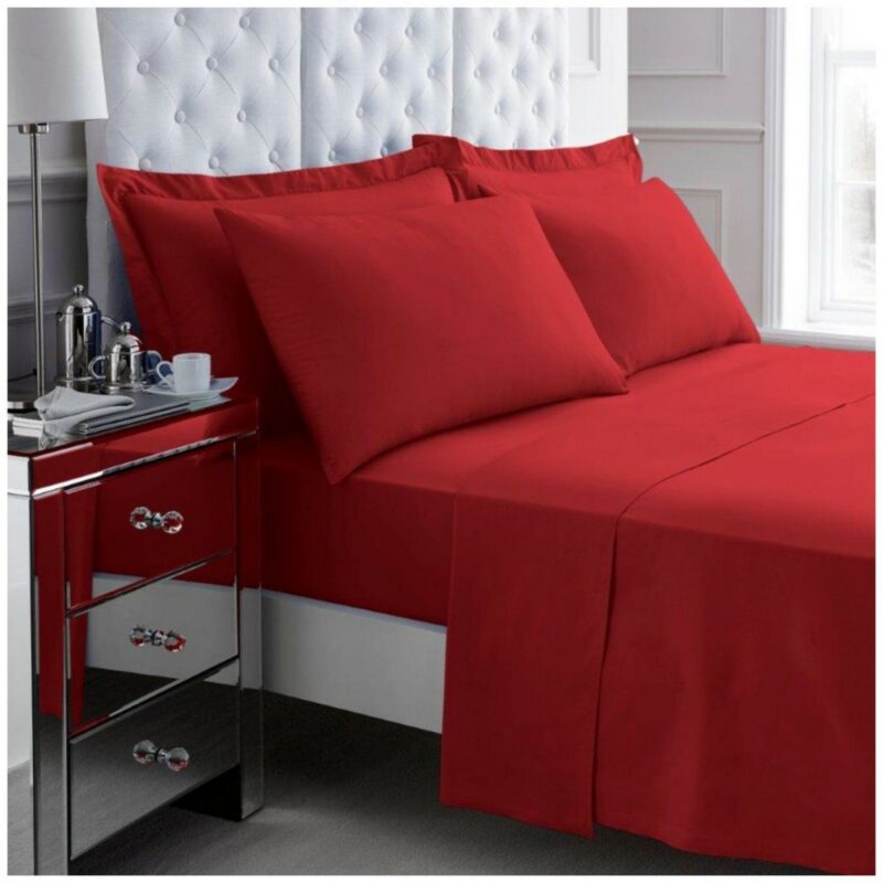 11108795 200 tc egyptian cotton duvet set single red 1 3