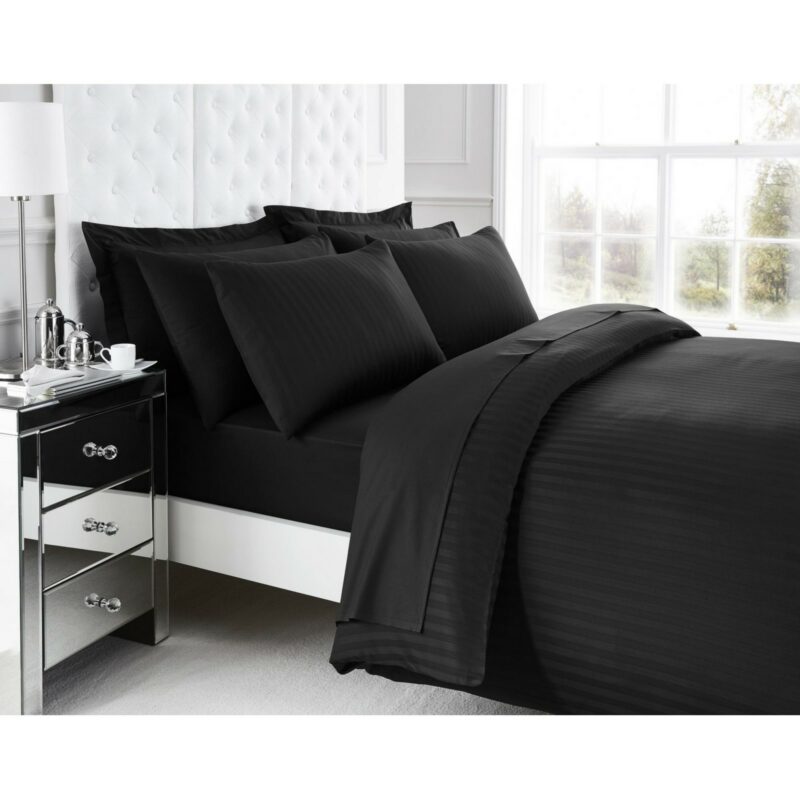 11108986 200 tc egyptian cotton duvet set super king black 5 pcs 1 3