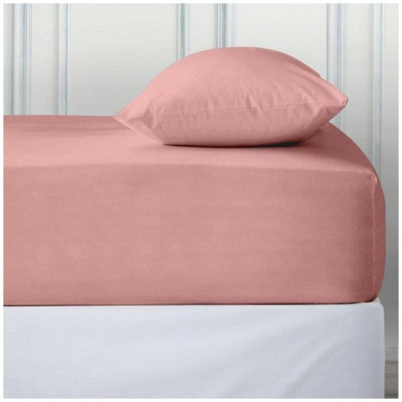 11110811 percale deep ftd sheet double pink 1 1