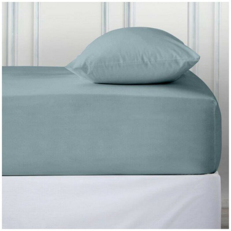 11110842 percale deep ftd sheet double sorbet blue 1 2