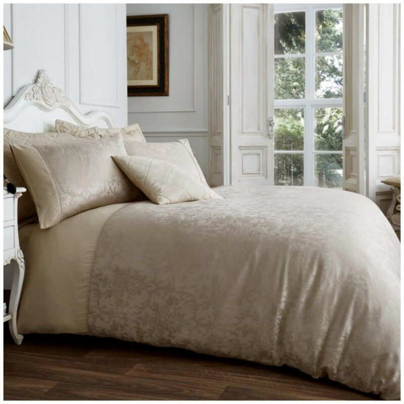 11111092 vincenza jacquard duvet set single mink 1 1