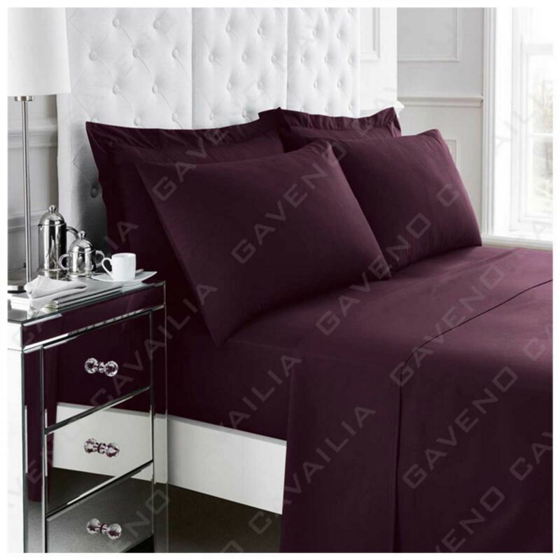 11115489 percale flat sheet super king berry 1 2