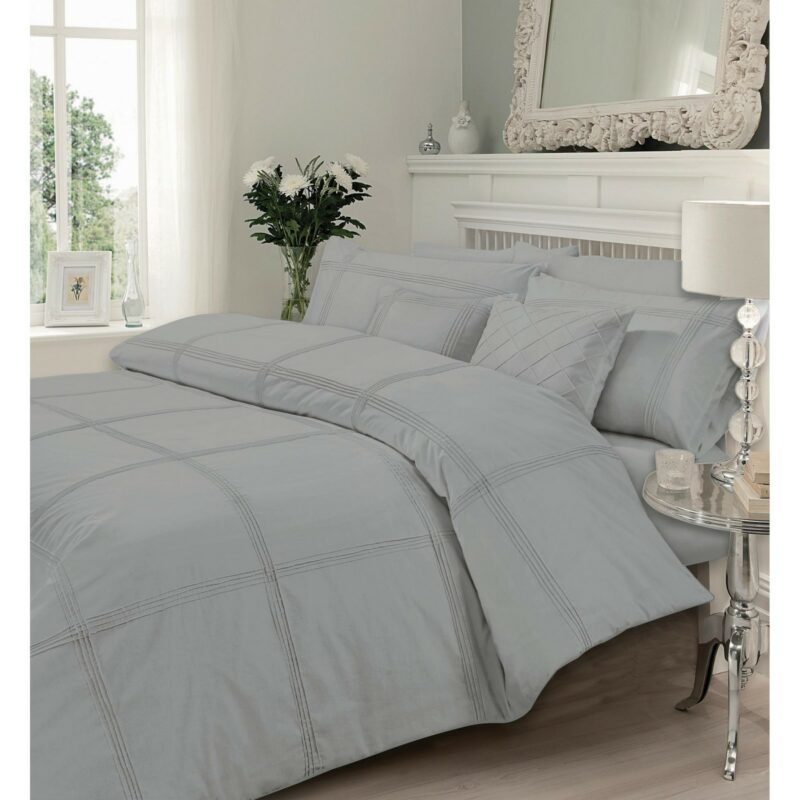 11116066 hamlet duvet set double silver 1 2