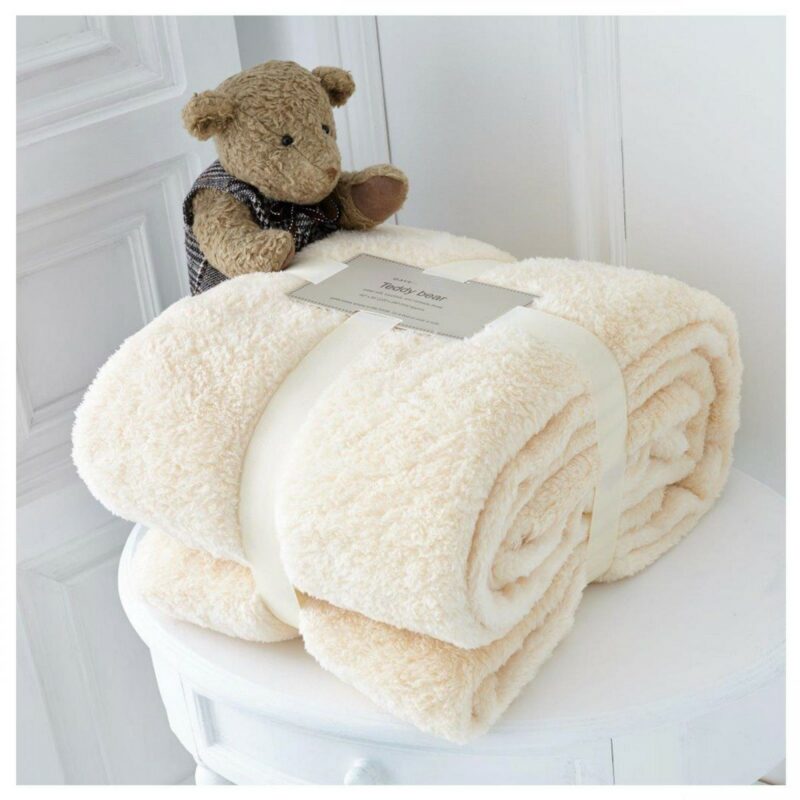 11131410 teddy collection throw 130x180 cream 1 1