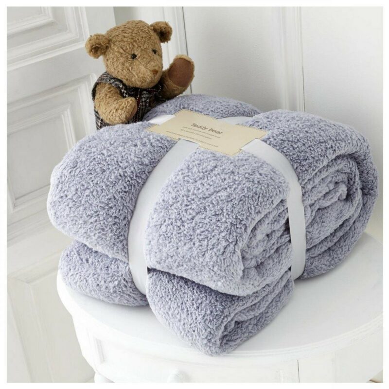 11131458 teddy collection throw 130x180 silver 1 1