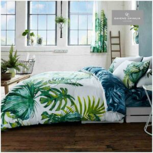 11131595 printed duvet set tropical leaf king 1 1