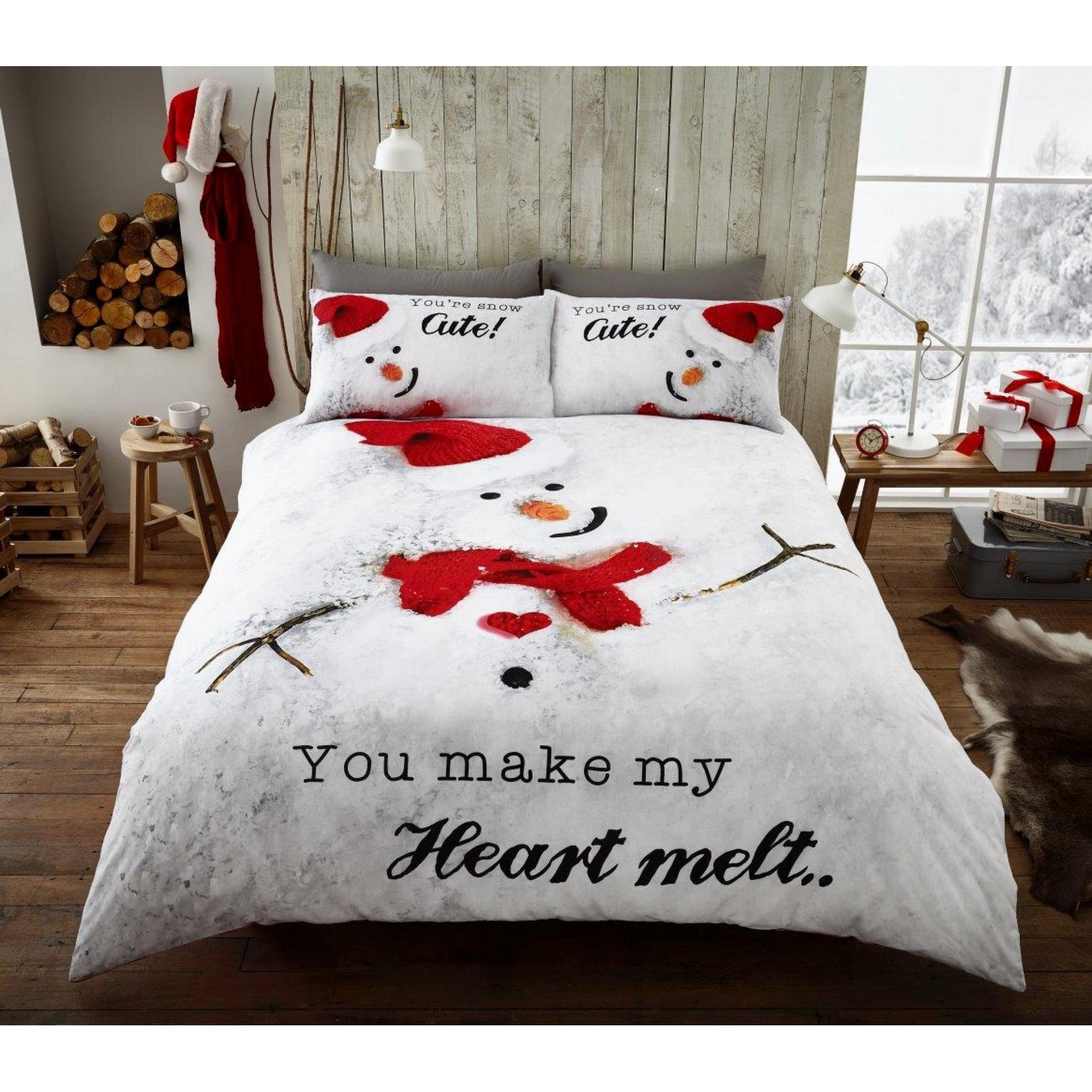 Snow Man Duvet Set