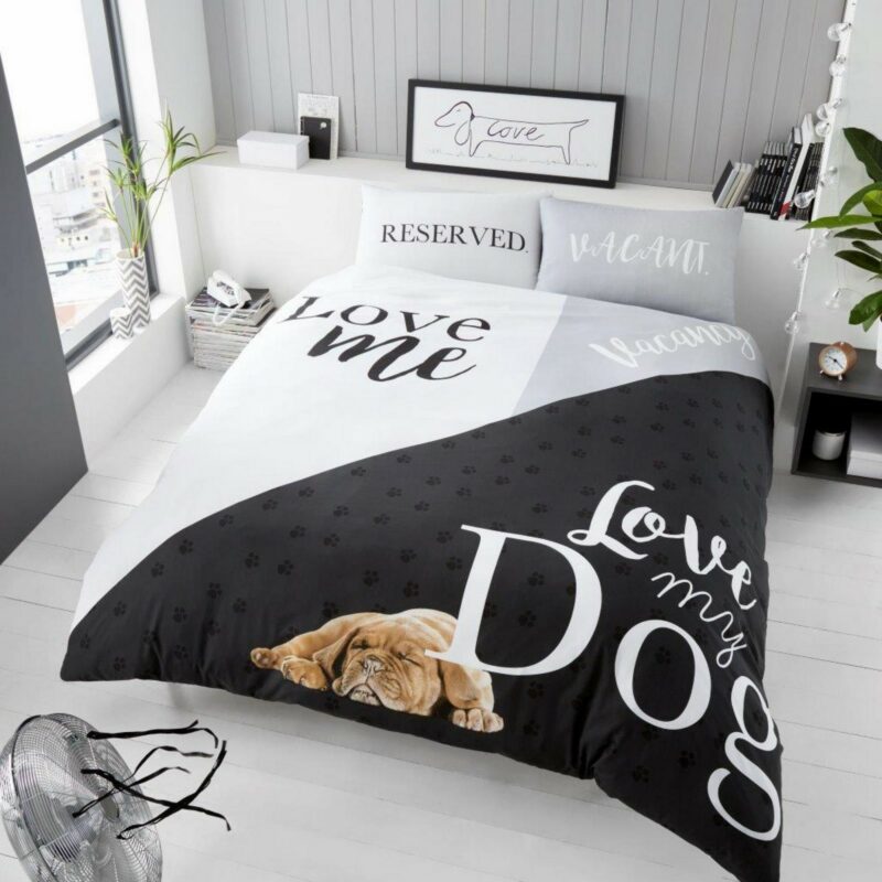 11136163 signature panel duvet set king love my dog 1 1