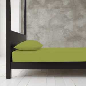 11138846 new diamond fitted sheet king lime green 1 1