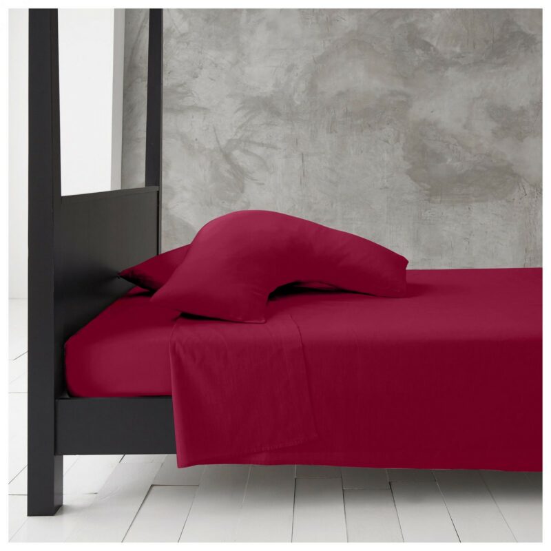 11141242 new diamond flat sheet king red 1 1