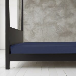 11143369 new diamond fitted sheet 4ft denim 1 1