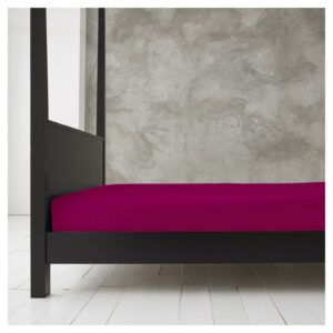 11143383 new diamond fitted sheet 4ft fuchsia 1 1