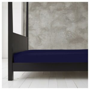 11143437 new diamond fitted sheet 4ft navy 1 1