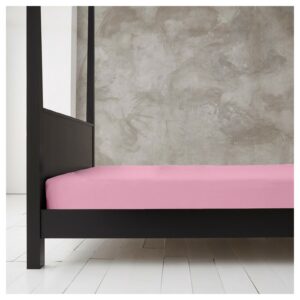 11143475 new diamond fitted sheet 4ft pink 1 1