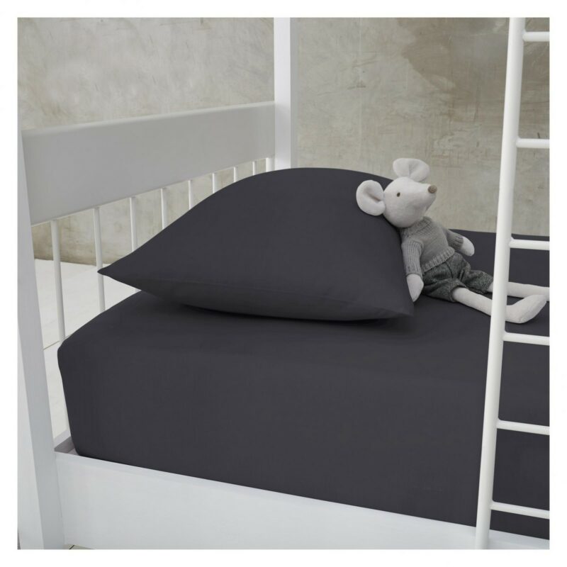 11143598 new diamond fitted sheet bunk bed charcoal 1 1