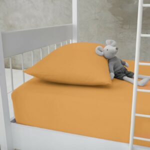 11143727 new diamond fitted sheet bunk bed peach 1 1