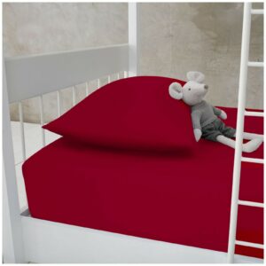 11143765 new diamond fitted sheet bunk bed red 1 1