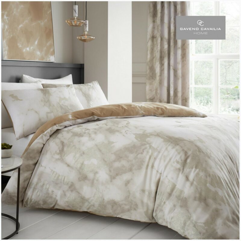 11150787 printed duvet set marble single cream 1 1