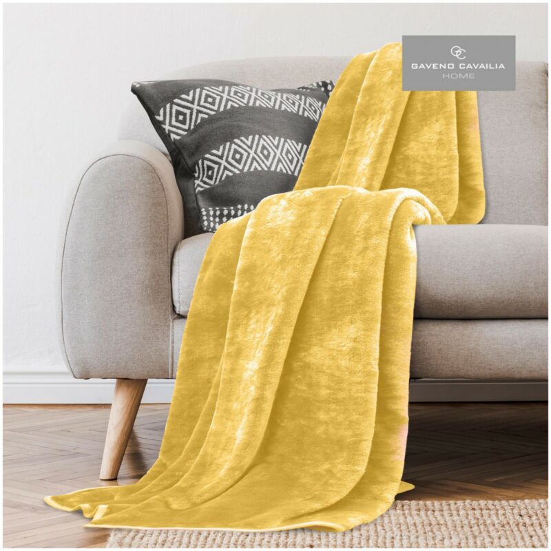 11161660 mink fur throw 200x240 yellow 1 1