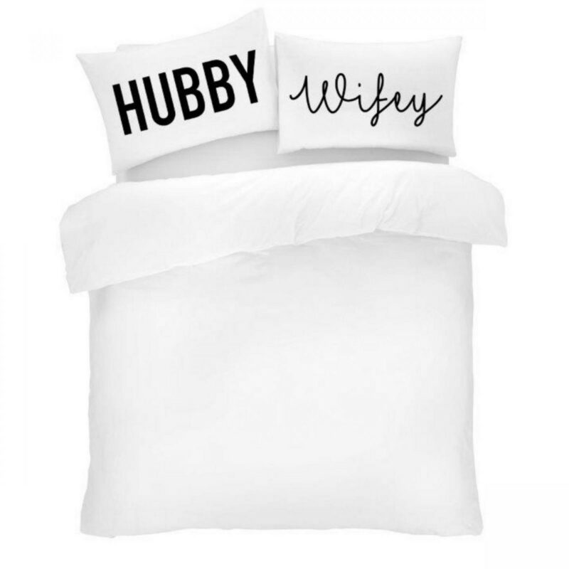 Novelty Couple Pillow Case