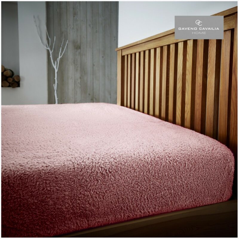 11356462 teddy plain fitted sheet king pink 1 1