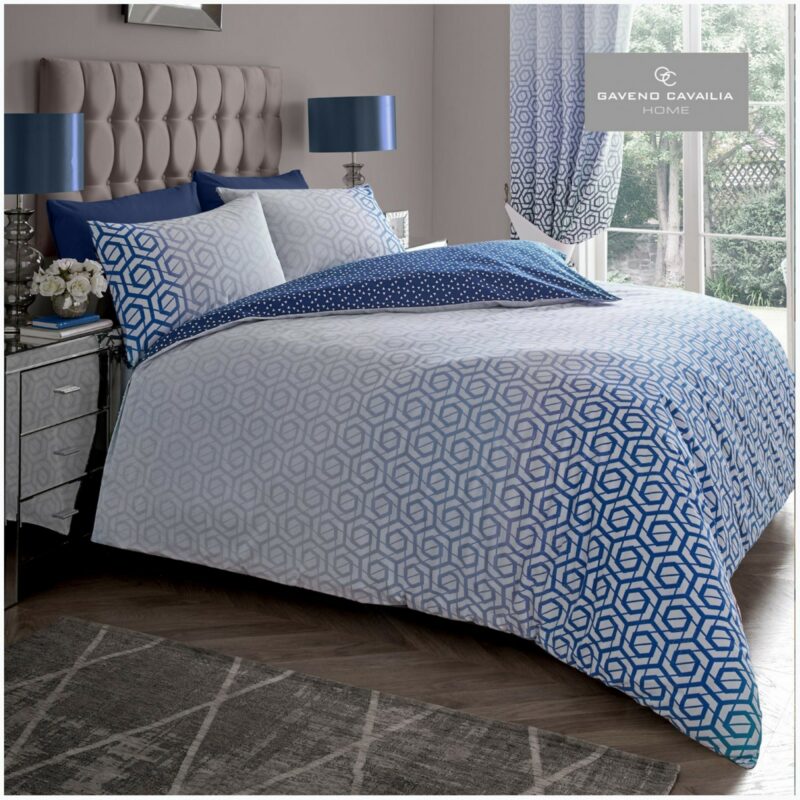 11356967 printed duvet set ohari ombre single navy 1 1