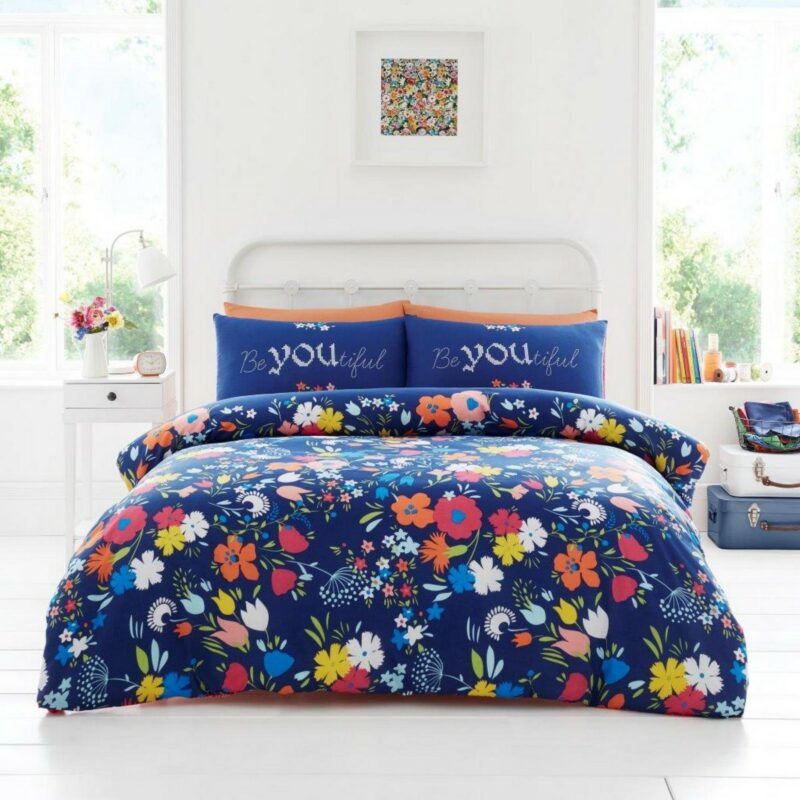 11357322 printed duvet set emily floral single navy 1 1