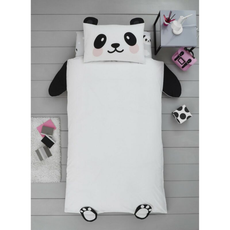 11357964 panda shaped duvet set single 1 1