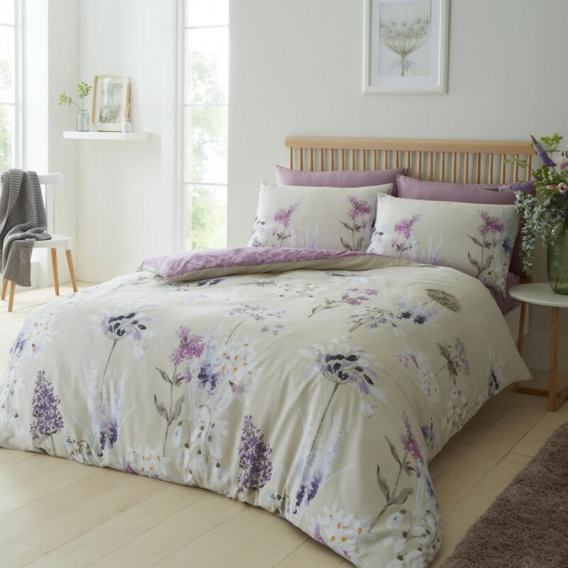 11360384 printed duvet set botanical gardens single natural 1 1