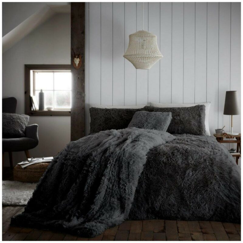 11368373 hugg snug duvet set single charcoal 4 pcs 1 2