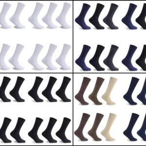 12pack Mens 100% Cotton Socks