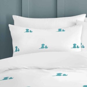 EMBROIDERED FURRY PALS DUVET COVER