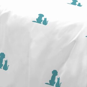 EMBROIDERED FURRY PALS DUVET COVER