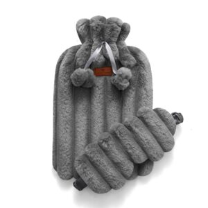 Rabbit Fur Hot Water Bottle