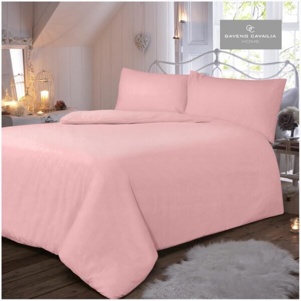 Flannel Plain Duvet Set - Image 33