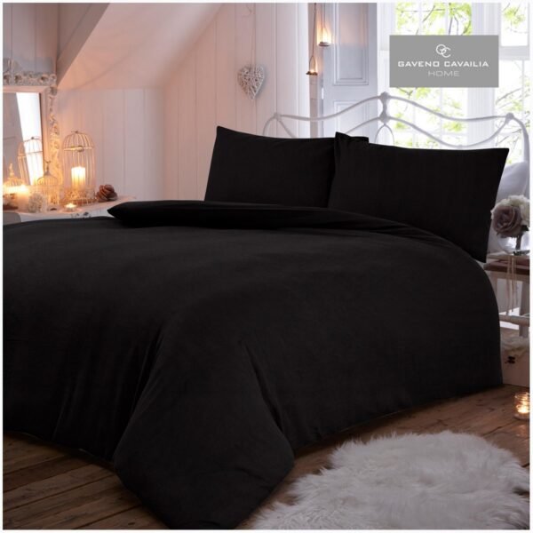 Flannel Plain Duvet Set - Image 12