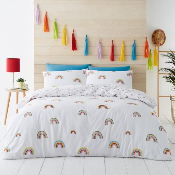 Rainbow Printed Duvet Set - Image 1