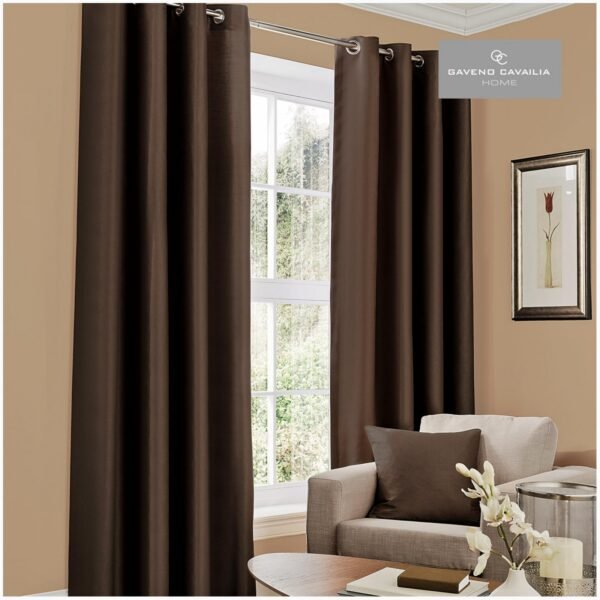 Faux Silk Eyelet Curtains - Image 14