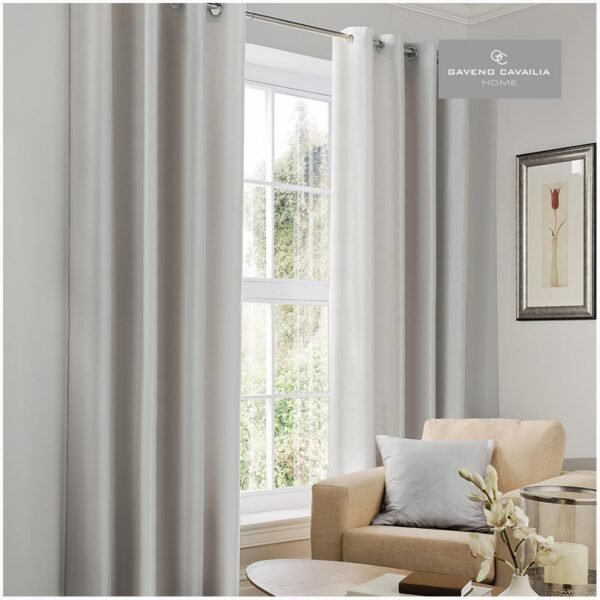Faux Silk Eyelet Curtains - Image 21