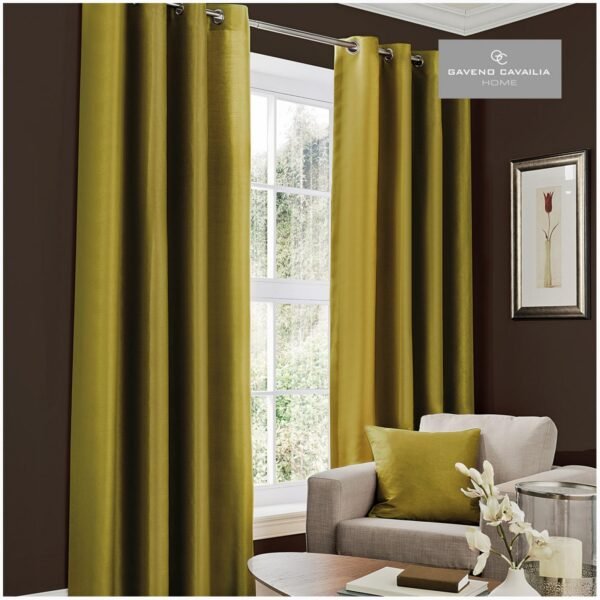 Faux Silk Eyelet Curtains - Image 53