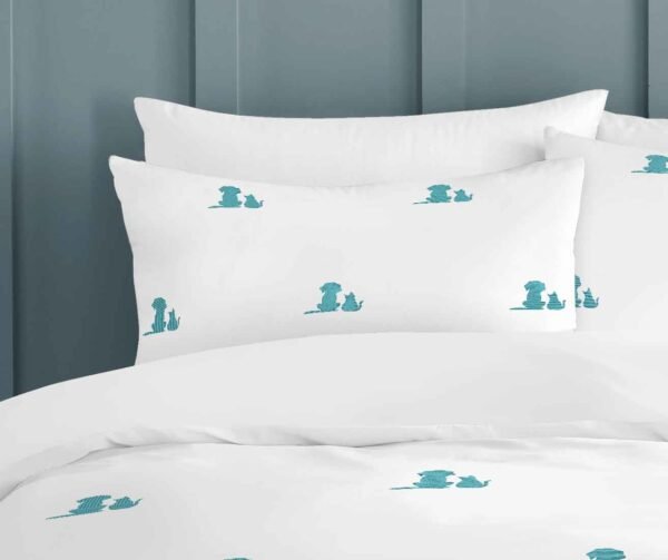 Embroidered Furry Pals Duvet Cover - Image 2