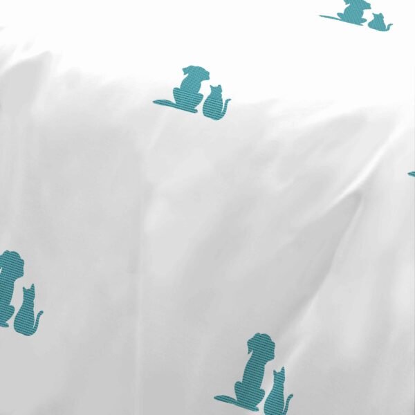 Embroidered Furry Pals Duvet Cover - Image 3