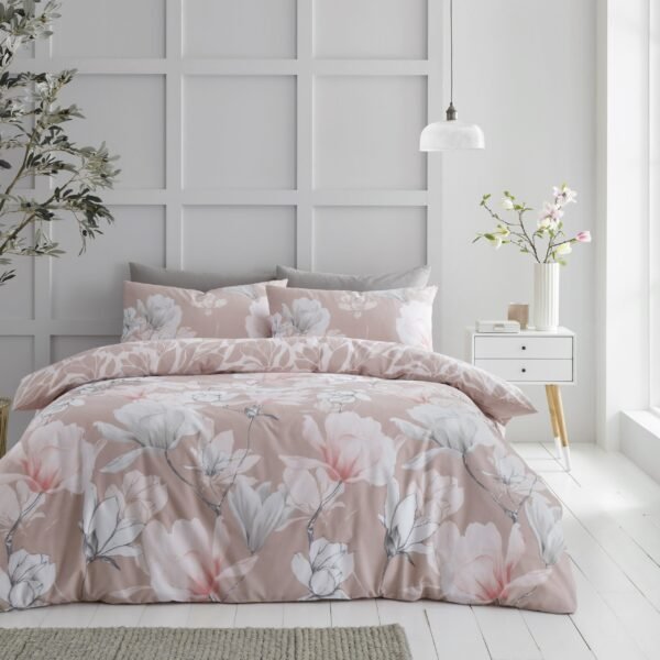 Magnolia Dream Printed Duvet Set - Image 1